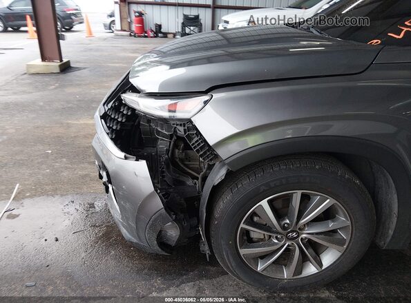 5NMS53AD6KH030314 2019 HYUNDAI SANTA FE Gray Widok z przodu
