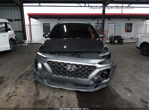 5NMS53AD6KH030314 2019 HYUNDAI SANTA FE Gray Widok zestawu wskaźników