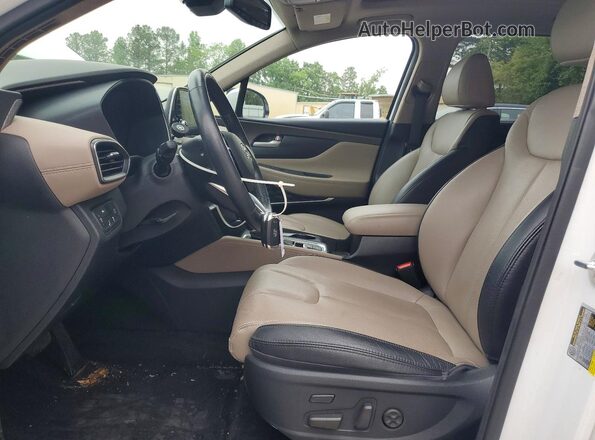 5NMS53AD7KH127182 2019 HYUNDAI SANTA White Front interior view