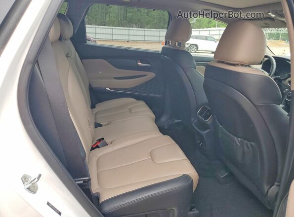 5NMS53AD7KH127182 2019 HYUNDAI SANTA White Rear interior view