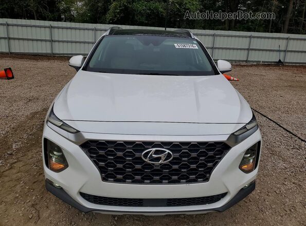 5NMS53AD7KH127182 2019 HYUNDAI SANTA White Front view