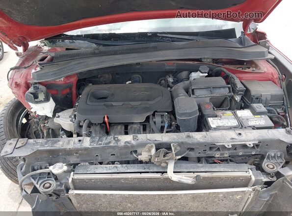 5NMS53AD8LH153016 2020 HYUNDAI SANTA FE Red Вид ззаду