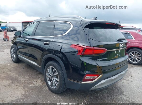 5NMS53ADXKH050260 2019 HYUNDAI SANTA FE Black Задня ліва чверть