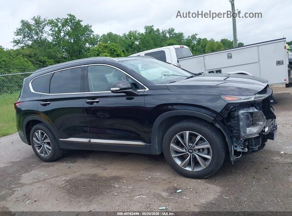 5NMS53ADXKH050260 2019 HYUNDAI SANTA FE Black Панорамний вид салону 360°