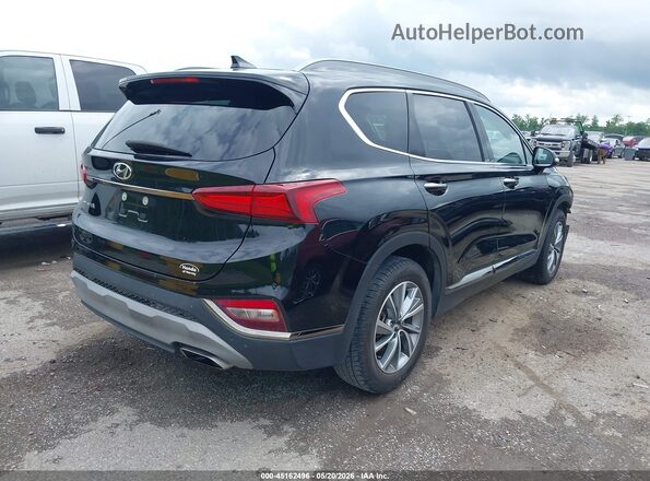 5NMS53ADXKH050260 2019 HYUNDAI SANTA FE Black Задня права чверть