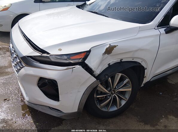 5NMS53ADXKH132246 2019 HYUNDAI SANTA FE White Widok z przodu