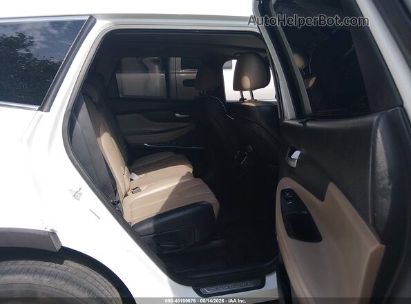5NMS53ADXKH132246 2019 HYUNDAI SANTA FE White Widok naklejki z numerem VIN