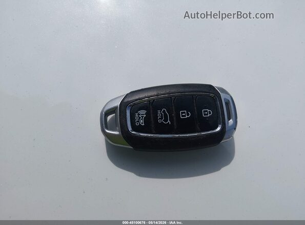 5NMS53ADXKH132246 2019 HYUNDAI SANTA FE White Widok deski rozdzielczej