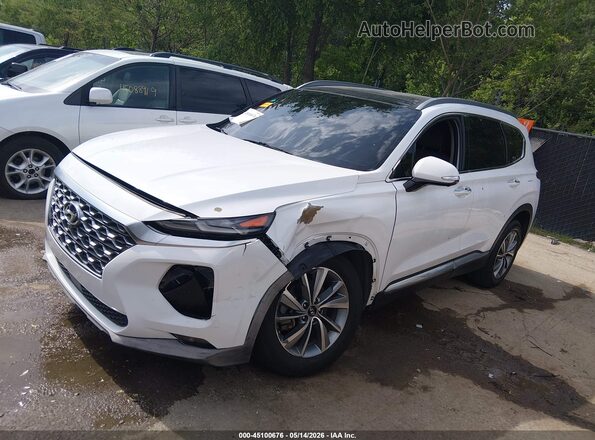 5NMS53ADXKH132246 2019 HYUNDAI SANTA FE White Przód lewy