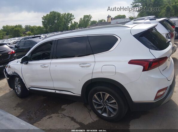 5NMS53ADXKH132246 2019 HYUNDAI SANTA FE White Widok wnętrza 360 stopni