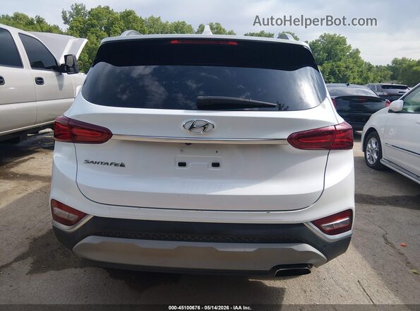 5NMS53ADXKH132246 2019 HYUNDAI SANTA FE White 