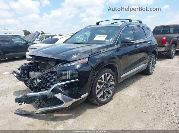 5NMS54AL3PH564746 2023 HYUNDAI SANTA FE CALLIGRAPHY Black Передня ліва чверть