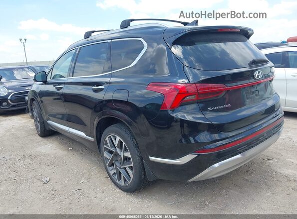 5NMS54AL3PH564746 2023 HYUNDAI SANTA FE CALLIGRAPHY Black Задня ліва чверть