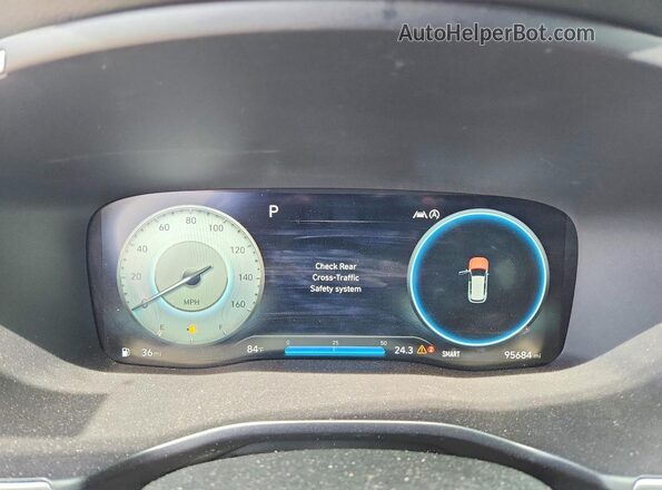 5NMS54AL5NH413310 2022 HYUNDAI SANTA FE CALLIGRAPHY Gray Սարքավորումների վահանակի տեսք