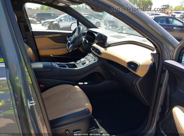 5NMS54AL6PH520501 2023 HYUNDAI SANTA FE Gray Սալոնի դիմացի տեսք
