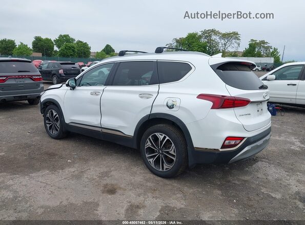 5NMS5CAA0LH289128 2020 HYUNDAI SANTA FE White Հետևի ձախ