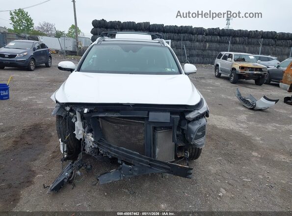 5NMS5CAA0LH289128 2020 HYUNDAI SANTA FE White Սալոնի հետևի տեսք