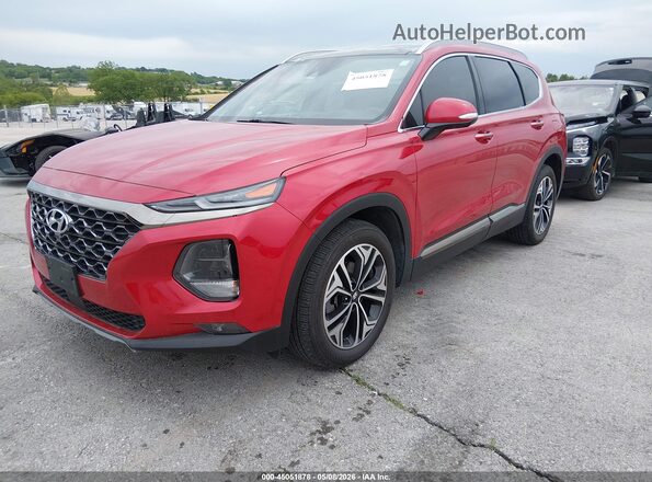 5NMS5CAA2LH249259 2020 HYUNDAI SANTA FE Red Vista tres cuartos delantera izquierda