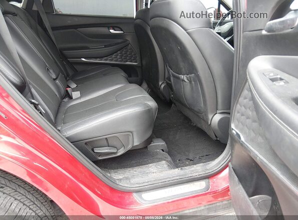 5NMS5CAA2LH249259 2020 HYUNDAI SANTA FE Red Vista de la etiqueta del VIN