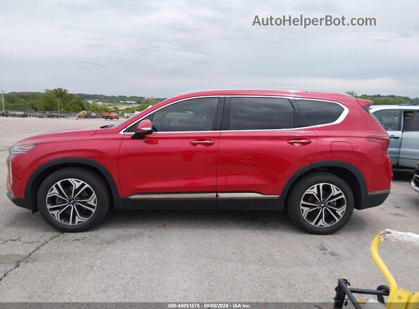 5NMS5CAA2LH249259 2020 HYUNDAI SANTA FE Red Vista interior de 360 grados