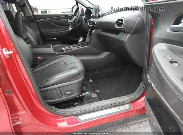 5NMS5CAA2LH249259 2020 HYUNDAI SANTA FE Red Vista interior delantera