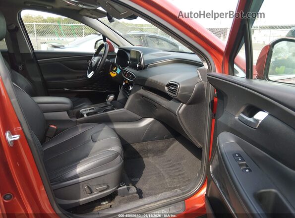 5NMS5CAA3LH180792 2020 HYUNDAI SANTA FE Red Front interior view
