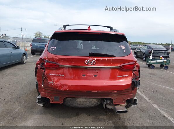 5NMS5CAA3LH180792 2020 HYUNDAI SANTA FE Red Front view