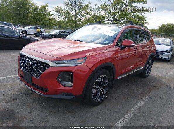 5NMS5CAA3LH180792 2020 HYUNDAI SANTA FE Red Front left