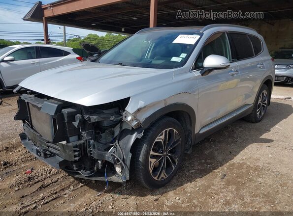 5NMS5CAA4KH105632 2019 HYUNDAI SANTA FE Gray Vista tres cuartos delantera izquierda