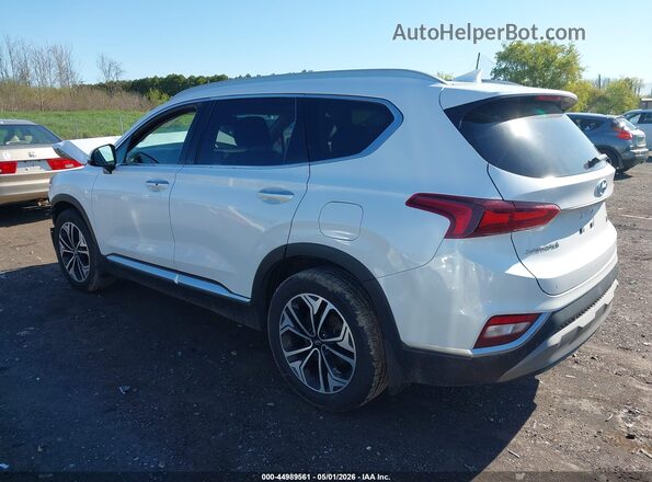5NMS5CAA6KH022929 2019 HYUNDAI SANTA FE White უკანა მარცხენა