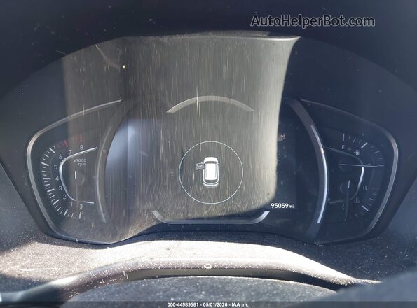 5NMS5CAA6KH022929 2019 HYUNDAI SANTA FE White უკანა სავარძლების ხედი