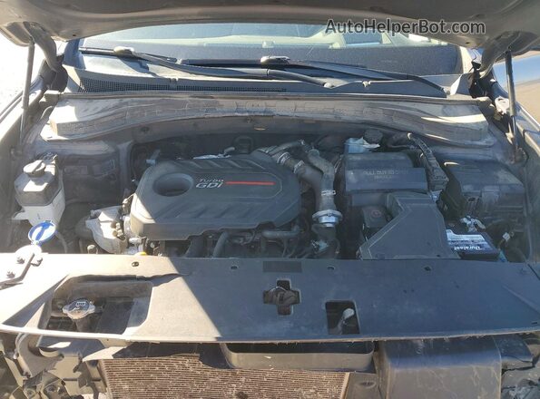 5NMS5CAA8KH107044 2019 HYUNDAI SANTA Gray ძრავის განყოფილების ხედი
