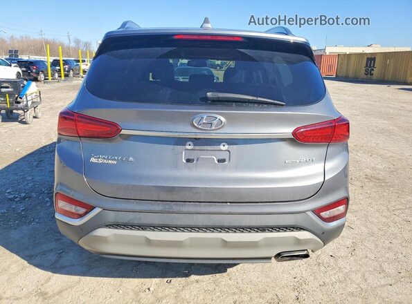 5NMS5CAA8KH107044 2019 HYUNDAI SANTA Gray უკანა ხედი