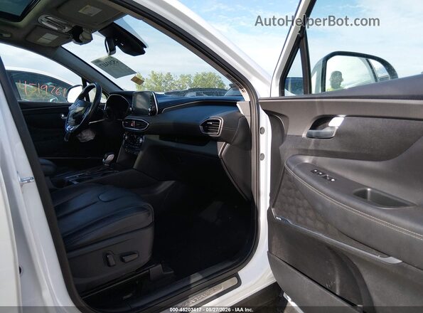 5NMS5CAAXLH300569 2020 HYUNDAI SANTA FE White Front interior view