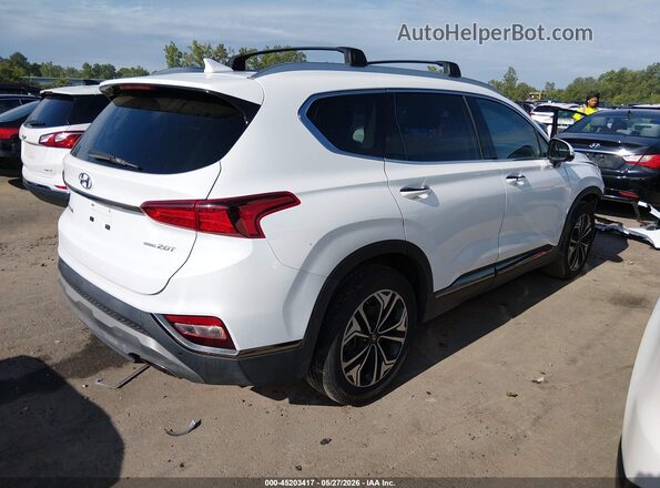 5NMS5CAAXLH300569 2020 HYUNDAI SANTA FE White Rear right