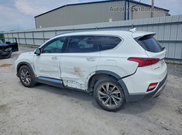 5NMS5CAD2KH095371 2019 HYUNDAI SANTA White უკანა მარცხენა