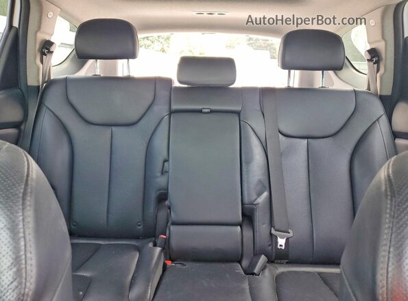 5NMS5CAD2KH095371 2019 HYUNDAI SANTA White უკანა სავარძლების ხედი