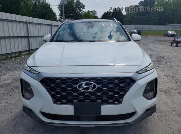 5NMS5CAD2KH095371 2019 HYUNDAI SANTA White წინა ხედი