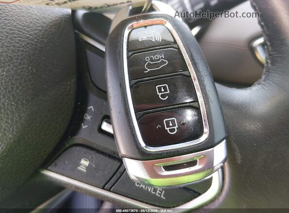 5NMS5CAD6LH167139 2020 HYUNDAI SANTA FE Gray Widok deski rozdzielczej