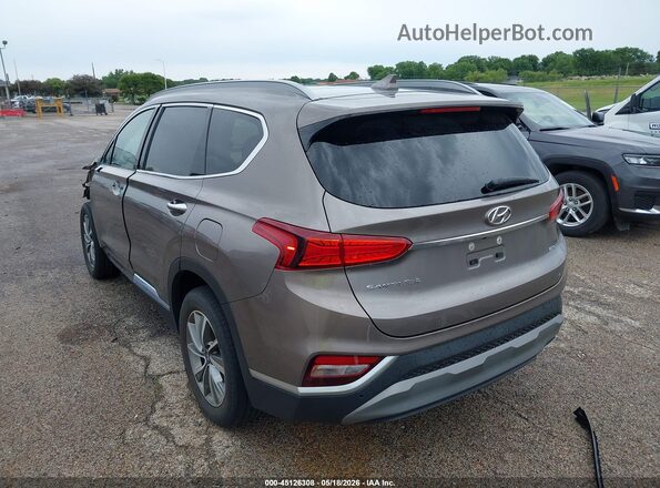 5NMS5CAD8KH004748 2019 HYUNDAI SANTA FE Brown უკანა მარცხენა