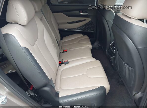 5NMS5CAD8KH004748 2019 HYUNDAI SANTA FE Brown VIN კოდის სტიკერის ხედი