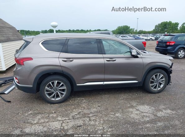 5NMS5CAD8KH004748 2019 HYUNDAI SANTA FE Brown სალონის 360-გრადუსიანი ხედი