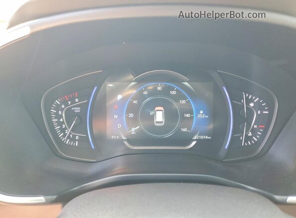 5NMS5CAD8LH256369 2020 HYUNDAI SANTA Синий 
