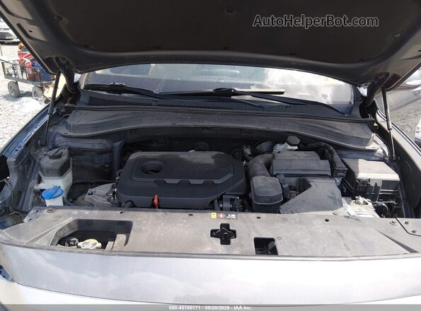 5NMS5CADXKH047181 2019 HYUNDAI SANTA FE Gray უკანა ხედი