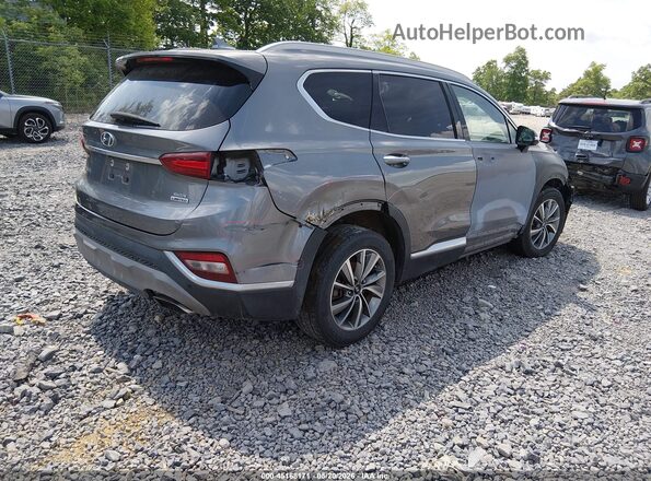 5NMS5CADXKH047181 2019 HYUNDAI SANTA FE Gray უკანა მარჯვენა
