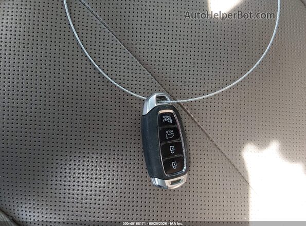 5NMS5CADXKH047181 2019 HYUNDAI SANTA FE Gray წინა პანელის ხედი