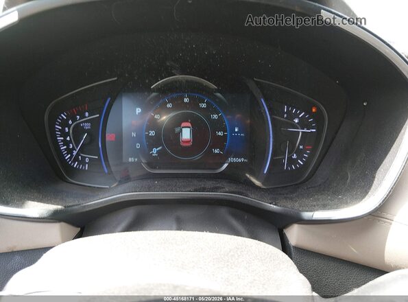 5NMS5CADXKH047181 2019 HYUNDAI SANTA FE Gray უკანა სავარძლების ხედი