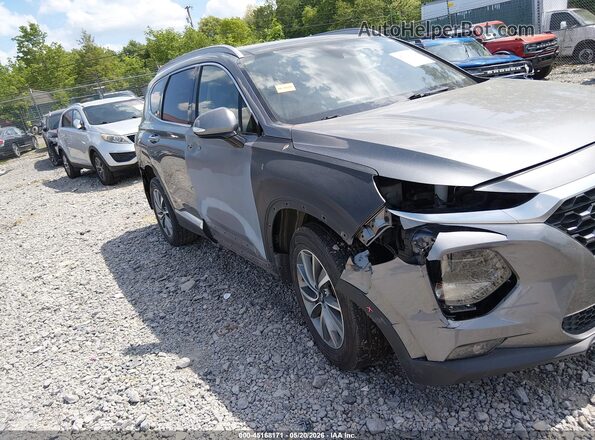 5NMS5CADXKH047181 2019 HYUNDAI SANTA FE Gray წინა ხედი