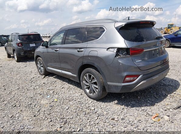 5NMS5CADXKH047181 2019 HYUNDAI SANTA FE Gray უკანა მარცხენა