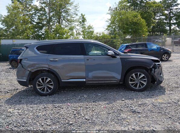 5NMS5CADXKH047181 2019 HYUNDAI SANTA FE Gray სალონის 360-გრადუსიანი ხედი